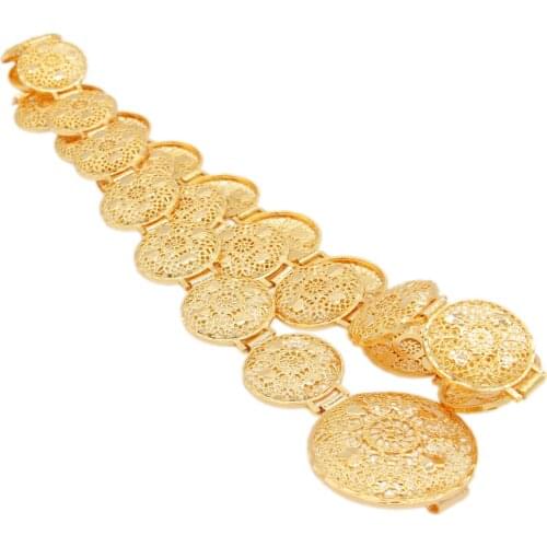 Apinggxun Heart Shape Luxury Design Belt Chic Female Waist Chain Gold Color Arab Belly Chain Gold Jewelry Trendy Couples Belt