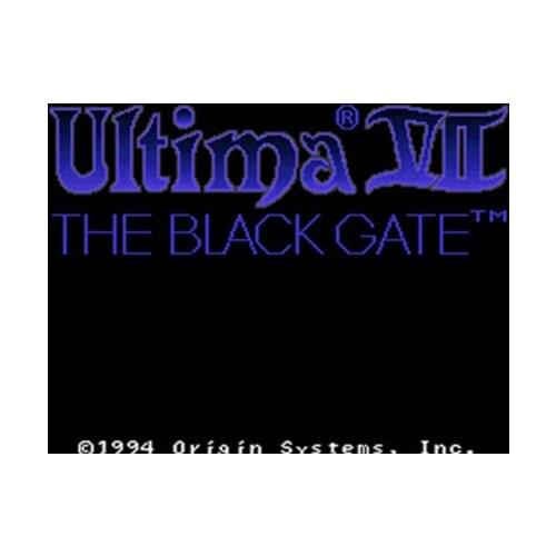Ultima VII - The Black Gate 16 bit Big Gray Game Card For NTSC Game Player Drop Shipping