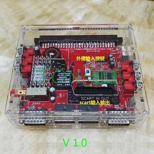 V1.0 JAMMA CBOX / Super Gun Converter Board to SNK D15P SS Joypad & Saturn Gamepad for JAMMA PCB box MVS Motherboard