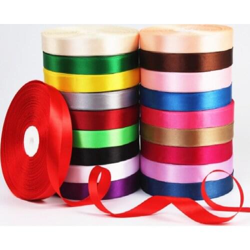 High quality 3/4" (20mm) 91meters Satin Ribbon Wedding Party Decoration Gift Wrapping tape Christmas DIY Scrapbooking Supplies