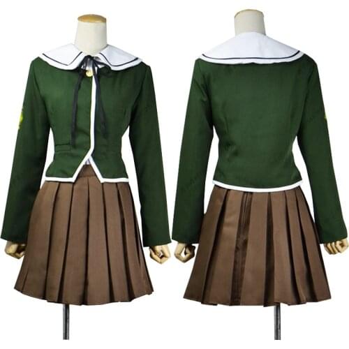 Danganronpa Dangan-Ronpa Chihiro Fujisaki Cosplay Costumes For Women Halloween Costume