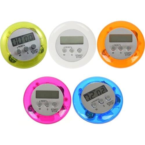 1PC Mini LCD Timer Digital Magnetic Racing Kitchen Countdown Alarm Clock Stop Watch Memory Function Timer Kitchen Tools