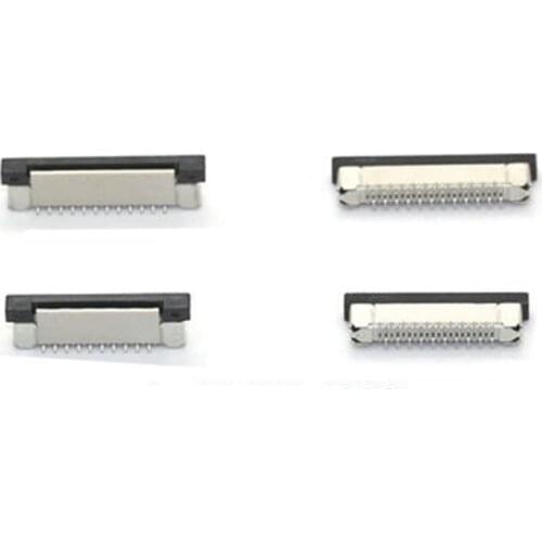 10pcs FFC FPC socket 0.5mm 4/6/7/8/9/10/12/14/15/16/20/22/24/26/28/30/34/40/45/50/54/60 Pin Vertical Type Ribbon Flat Connector