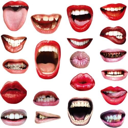 20pcs Funny Women Lip Mouth Photobooth Props Bachelor Party Supplies Photobooth Props Hen Do Party Decorations