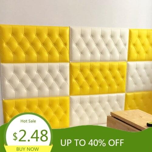 PE Foam 3D Wall paper Safty Home Decor Wallpaper DIY Wallpaper Living Room Kids Bedroom Decorative Sticker