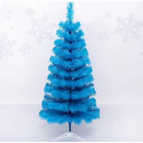 Free Shipping Event Party Christmas Xmas Tree 90cm Mini Blue Pine Artificial Christmas Tree