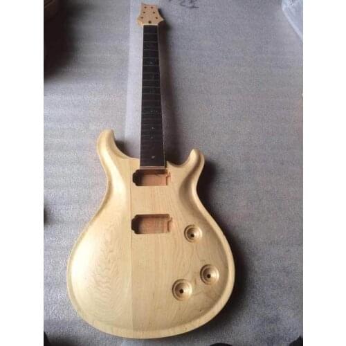 One piece of unfinished electric guitar , guitar builder for luthier