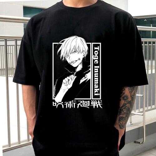 Jujutsu Kaisen ManT-Shirts Summer Fashion Woman Tops Tees Casual Short Sleeve O-Neck Tshirt Color