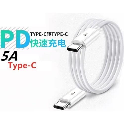 USB C to USB Type C for Samsung S20 PD 60W Cable for MacBook iPad Pro Quick Charge 4.0 USB-C Fast USB Charge Cord