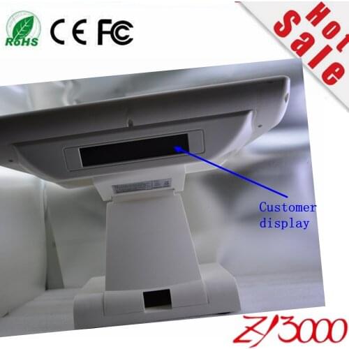 New stock cheaper 15 inch windows pos system 1037u 64G SSD 4 DDR3 ram touch screen cash register restaurant with MSR card reader