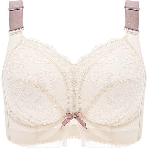 Lace Bra Plus Large Size Bra Sexy Womens Bralette Top Bras Push Up Bra Bh Female Lingerie Brassiere Bh C D E F G H 38 40