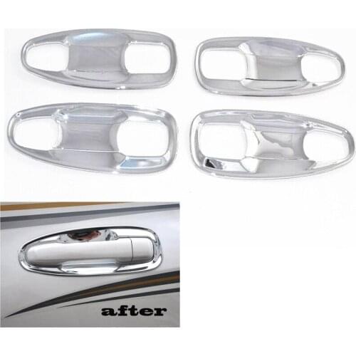 Car door handle bowl cover fir for TOYOTA land cruiser prado FJ150 2010 2011 2012 2013 abs chrome 8pcs per set