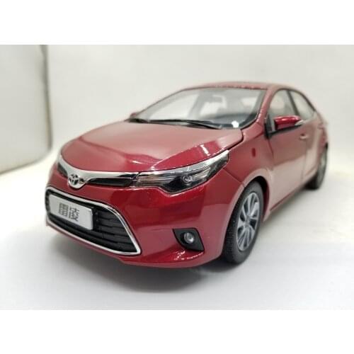 1:18 Diecast Model for Toyota Corolla Levin 2014 Purple Alloy Toy Car Miniature Collection Gifts