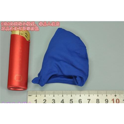 1/6 Scale Men Blue Hood Model for 12" Action