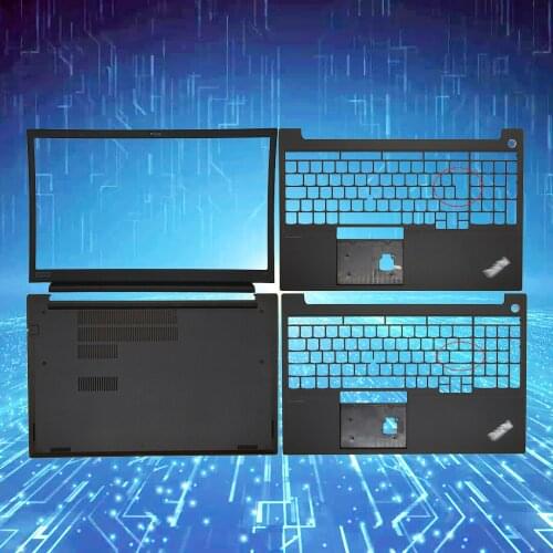 New/Orig For Lenovo Thinkpad E15 LCD Bezel Cover Palmrest Keyboard Bezel Bottom Case Housing AP1D6000E00 AP1D6000600