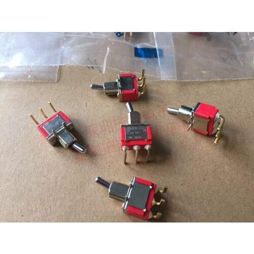 Original new 100% A101 miniature button switch 5pin 2gear shaking head swing arm switch 0.4VA bend