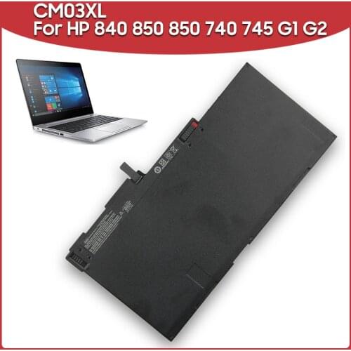 Original Replacement Battery 50Wh CM03XL For HP ELITEBOOK 840 850 850 740 745 G1 G2 Laptop Batteries