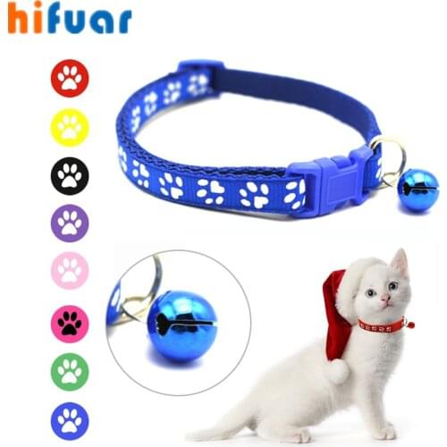 Colorul Pet Supplies Cat Collar With Bell Adjustable Buckle Collar Cat Pet Supplies Cat Accessories Collar Small Dog Chihuahua