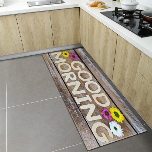 Modern Kitchen Carpet Entrance Doormat Living Room Children Bedroom Floor Decor Rug Home Hallway Balcony Bathroom Anti-Slip Mat