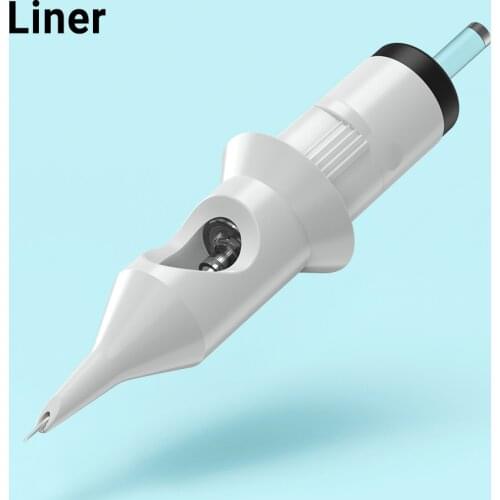 20pcs&50PCS Tattoo Cartridge Needles Round Liner for Tattoos Machine Bugpin Rhein Revolution Makeup Pen #10 (0.30mm) #12(0.35mm)