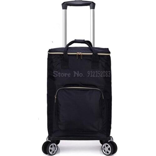 Shopping Cart Trolley Trolley Trolley Trolley Folding Portable Grocery Shopping Trolley Small Trolley Light Bag Trolley Bag