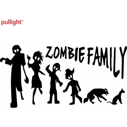 Zombie Family Graphic Die Cut decal sticker Car Truck Boat Window Bumper
