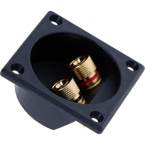 1pc Hot Selling DIY Home Car Stereo Screw Cup Connectors Subwoofer Plugs 2-Way Speaker Box Terminal Binding Post
