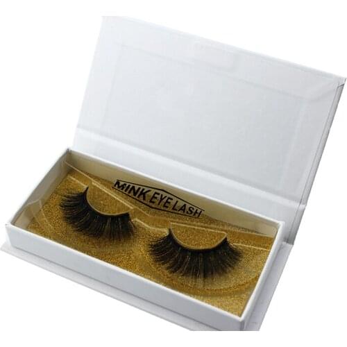 100 pairs DIY LOGO packaging strip mink false eyelashes wholesale supplier private label optional style makeup