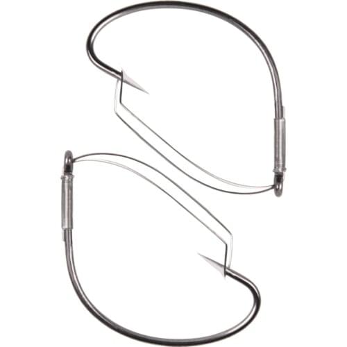 100pcs Wacky Weedless Wide Gap fishing Hooks High carbon steel Razor Series bass fishing hook