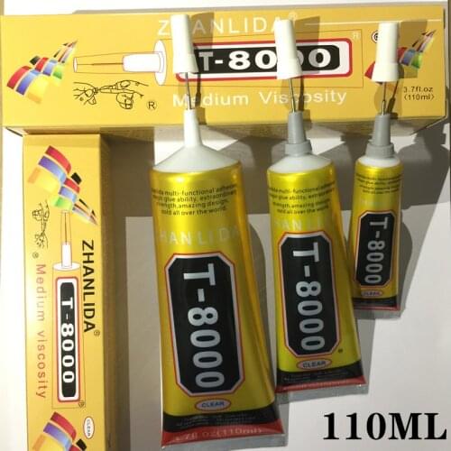 110ml T8000 industrial adhesive jewelry process water drill and nail glue T8000 DIY mobile phone frame fixed screen glass glue