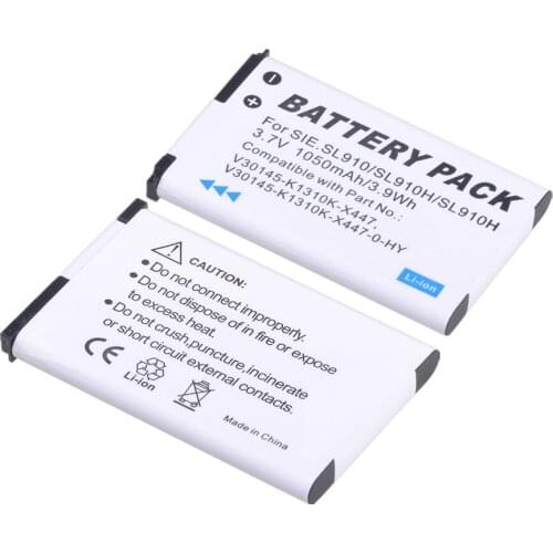 2pc 1050mAh Cordless Phone Replacement Battery for Gigaset SL910 SL910A SL910H V30145-K1310K-X447 Batteries