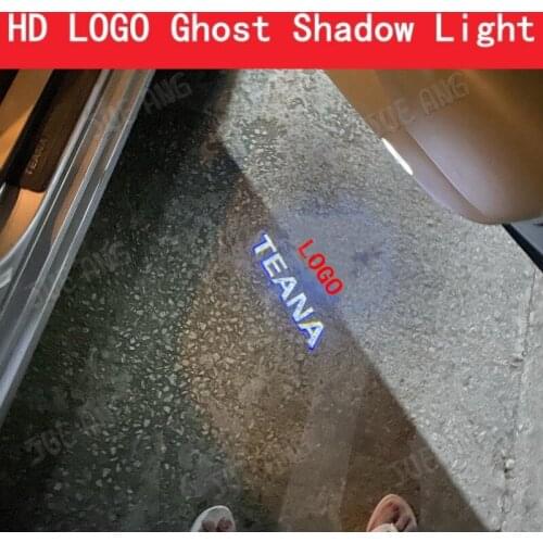2pcs Apply Teana 2003-2021 LED Warning Light Projector Ghost Shadow Light Welcome Light Atmosphere Courtesy Light Atmosphere