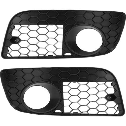 For Volkswagen For VW For Jetta MK5 GTI GLI 2006-2009 Grille Honeycomb Hex Mesh Fog Light Open Vent Grilles Car Accesorios
