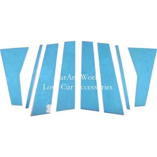 For Weichai VGV U70 2020-2021 Car Door Window A/B/C Pillar Frame Column Strips Trims Protector Stainless Sticker Car Accessories