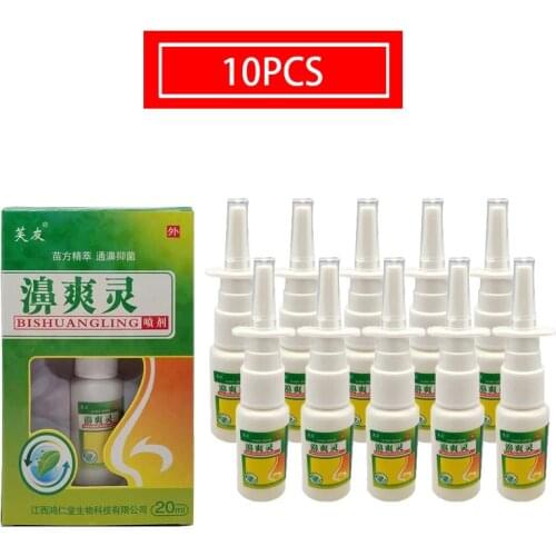 Chinese Herb Medical Nose Spray Treatment For Chronic Allergic Rhinitis Nasal Drops Make Your Nose More Comfortable Health Care