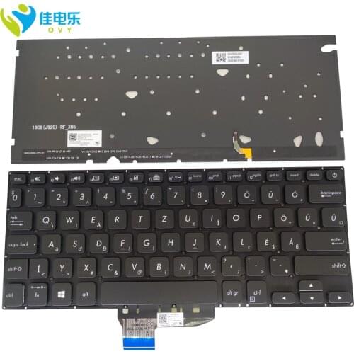 OVY HU Backlight Keyboard for ASUS VivoBook S14 X430 X430FN X430FA X430UF K430 Hungary Black Backlit Keyboards 0KNB0 2608HU00