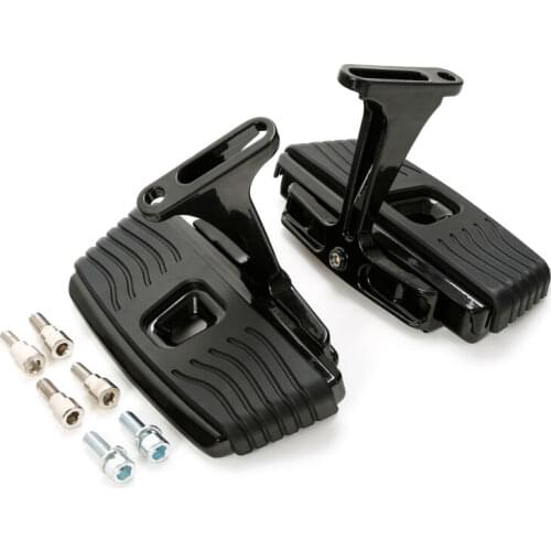 Motorcycle Rear Passenger Floorboard Footboard Bracket Set For Harley Touring Road King Street Glide 2009-2020