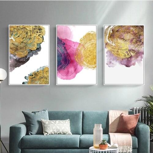 Minimalist Modern Tree rings Picture Home Decor Nordic Canvas Painting Wall Art Luxury Modern Abstract Print and Poster for Liv