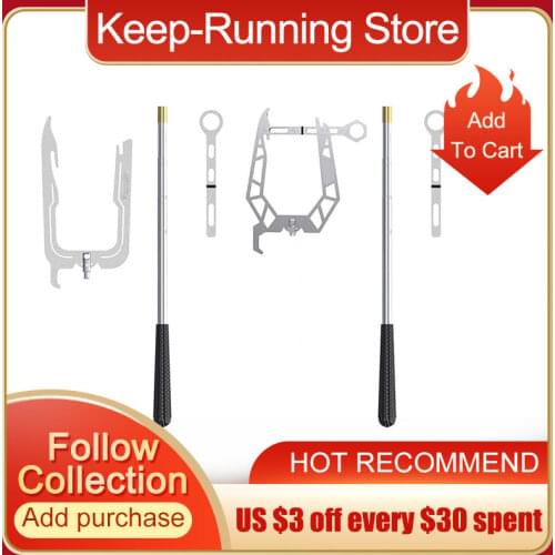 Multi-Purpose Mooring Rope Dock Hook Stainless Steel Long-distance Threader Portable Stop Ship Kayak Accessories Boat Tool