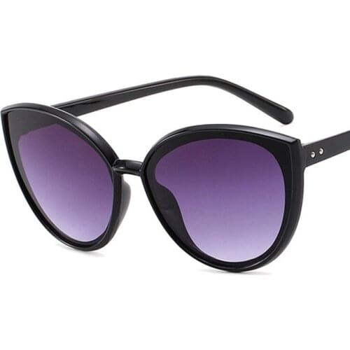 Fashion Cateye Sunglasses Big Oversized Mirror Women Party Shopping Eyewear Mens Sunglasses High Quality Eyeglasses 2020