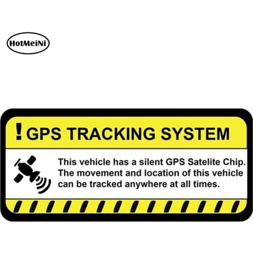 HotMeiNi 15cm x 6.7cm GPS Tracking System Car Truck Sticker Decal Made in America Auto Bumper Sticker Car Decor