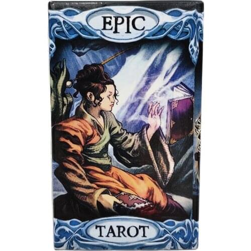 Epic Tarot Deck Friends Party Table Game Witch Astrology Divination Fate Gameplay 78 Card Family Entertainment Board Game