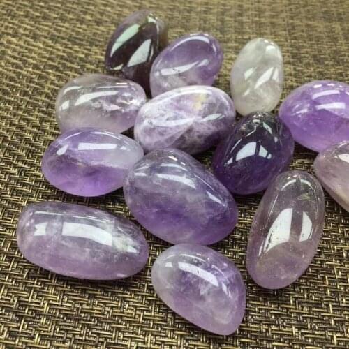 Natural Amethyst tumbled stones quartz crystals natural minerals gemstones healing decoration for gifts