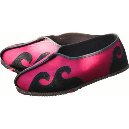 New Style Tai Chi Shoes for Men and Women with Double Beam Cloud Head Canvas Shoes Chinese Kungfu Shifang Shoes