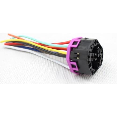 Car key switch plug ignition lock white head harness connector with wire for Volkswagen Bora golf 4 Lavida Passat POLO