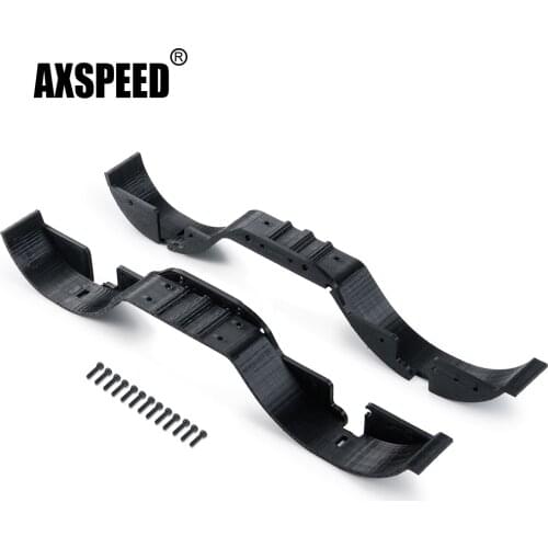 AXSPEED Plastic Front Rear Mud Flaps Mudguard for Axial SCX24 AXI00001 1/24 RC Model Car Truck Upgrade Parts