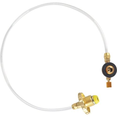 Connect Air tank inflation valve Converter Camping Propane Gas Cylinder