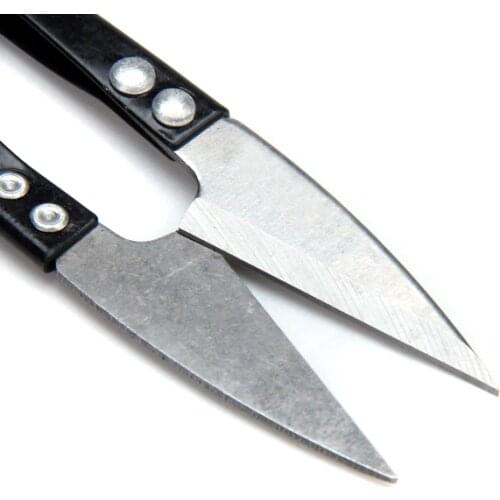 Portable Cross Stitch Embroidery Sewing Tool Thrum Yarn Thread Spring Scissors