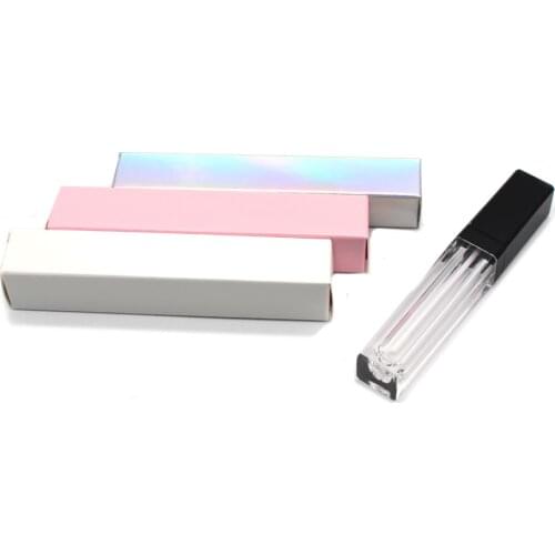New Lip Gloss Tubes And Box Private Label Clear Plastic Lipgloss Tube For Girls Women In Bulk Travel Hot Sale Makeup Accessories