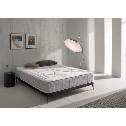 Premium tourmaline Visco mattress-height 28cm-Kamasof-2cm viscoelastic padding + Supersoft + natural fibers